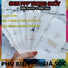 Miếng Dán PPF Tự Phục Hồi Chống Trầy Xước Samsung Note 9 - Bảo Vệ Màn Hình Sáng Nguyên, Chống Ẩm, Chống Bụi