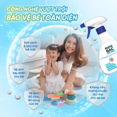 Xịt Khử Khuẩn Nano Bạc AHT 100ml - Diệt Khuẩn, Khử Mùi - An Toàn Cho Trẻ Em, Thân Thiện Môi Trường - Hương Trà Trắng
