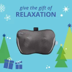 Gối Massage Shiatsu 3D HoMedics SP-135HJ - Công Nghệ Gel Touch, Pin Sạc, Massage Thư Giãn Chuyên Nghiệp Tại Nhà