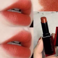 Son Shu OR 598 Uemura Rouge Unlimited Amplified A Vỏ Đen Cam Gạch Pha Nâu