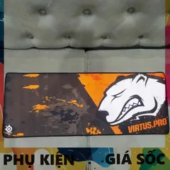 Tấm Lót Bàn Làm Việc VirtusPro Cam 30 - Kích Cỡ Lớn 80x30cm Dày 3mm Chống Nước, Chống Trầy, Di Chuột Mượt Mà cho Game Thủ