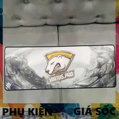 Tấm Lót Bàn Làm Việc Chống Nước VirtusPro Xám 80x30cm - Miếng Lót Chuột Dày 3mm, Bền Bỉ, Cho Game Thủ