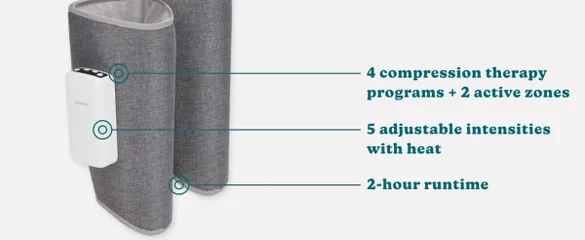 Máy Massage Bắp Chân Công Nghệ Khí Nén HoMedics SR-110 - Giảm Đau Nhức Cơ, Hỗ Trợ Tuần Hoàn, Thiết Kế Tiện Lợi, Massage Tại Nhà