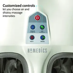 Máy Massage Chân HoMedics Shiatsu Air 2.0 Có Nhiệt - Massage 3D, Thiết Kế Hiện Đại, Giúp Giảm Đau Nhức, Thư Giãn Tại Nhà
