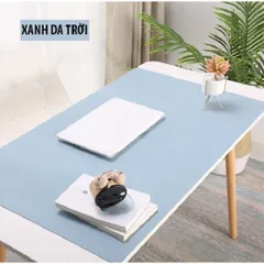 Tấm Lót Bàn Làm Việc Bằng Da PU - Kích Thước 90 x 45 cm - Lướt Chuột Mượt Mà, Chống Trượt, Đẹp Mắt Cho Game Thủ