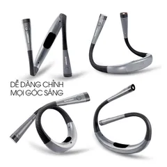 Đèn đọc sách đeo cổ Glocusent Đức dùng tới 80h chỉ 1 lần sạc