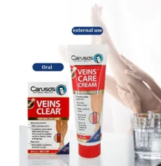 Kem bôi/Viên uống cải thiện suy giãn tĩnh mạch Caruso's Veins Care