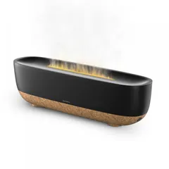 Máy Tạo Độ Ẩm Siêu Âm HoMedics UHE-CMF56 - Khay Khuếch Tán Tinh Dầu, Hiệu Ứng Ngọn Lửa 3D, Hoạt Động Liên Tục 11 Giờ, Chăm Sóc Sức Khỏe
