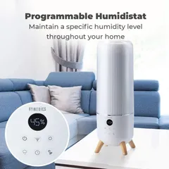 Máy Tạo Ẩm Siêu Âm HoMedics TotalComfort Deluxe UHE-CMTF90 - Công Nghệ Khử Khuẩn, Điều Khiển Từ Xa, Bình 5.6L Chạy 70 Giờ