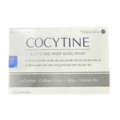 Viên Uống Cocytine Hỗ Trợ Làm Đẹp Da, Tóc Và Giảm Mụn Cho Da Nhờn - Hộp 30 Viên