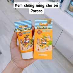 KCN - Kem Chống Nắng Trẻ Em Pororo Sun Cream 50ml ,  bảo vệ da khỏi tác động có hại từ tia UV