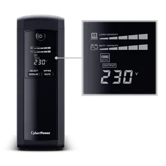 Bộ Lưu Điện UPS CyberPower VALUE Pro VP1200ELCD 1200VA/720W - Bảo vệ nguồn điện cho NAS, PC, Thiết bị điện tử, Chính hãng