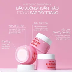 Sáp Tẩy Trang Prettyskin Pure Deep Cleansing Balm 100ml - Giúp Làm Sạch Sâu, Tẩy Trang Hiệu Quả và Nuôi Dưỡng Da Tự Nhiên