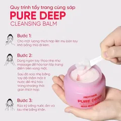 Sáp Tẩy Trang Prettyskin Pure Deep Cleansing Balm 100ml - Giúp Làm Sạch Sâu, Tẩy Trang Hiệu Quả và Nuôi Dưỡng Da Tự Nhiên