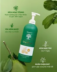 Cặp Dầu Gội Xả Voudioty Biotin & Collagen Bưởi 1000ml - Kích Thích Mọc Tóc Khỏe Đẹp, Chăm Sóc Tóc Hư Tổn