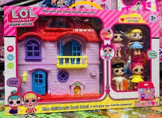 Đồ Chơi Nhà Búp Bê L.O.L Surprise Warm House - Đồ Chơi Giúp Phát Triển Tư Duy Sáng Tạo và Kỹ Năng Xã Hội Cho Trẻ Em