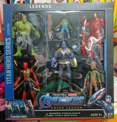 Đồ chơi 6 siêu nhân Avengers có đèn sáng chọn mẫu ngẫu nhiên 28003