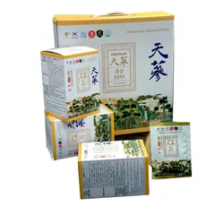 Nước Hắc Sâm Đông Trùng Hạ Thảo GinsengKing Hàn Quốc - Giúp Tăng Cường Sức Khỏe, Cải Thiện Hệ Miễn Dịch, Giảm Stress - 60 Gói x 50ml