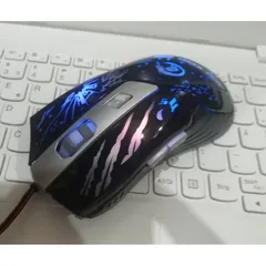 Chuột Chơi Game Có Dây A905 LED RGB Đen - Độ Nhạy 2400dpi, Chính Xác Cao, Thiết Kế Ergonomic, Tương Thích Laptop & PC