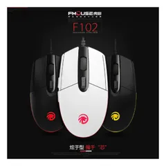 Chuột Chơi Game F102 Ergonomic LED RGB 3500DPI - Thiết Kế Nhỏ Gọn, Dễ Dùng, Phù Hợp với Game Thủ Việt