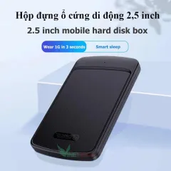 Hộp Đựng Ổ Cứng 2.5 inch ORICO 2020U3 Đen - HDD Box SATA 3 USB 3.0 Tốc Độ Cao, Chống Va Đập, Tương Thích Windows và Mac OS