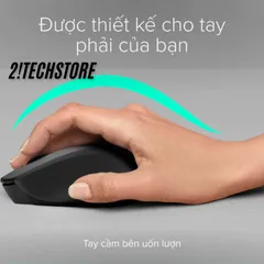 Chuột Không Dây Logitech M330 Silent Plus - Chuột Văn Phòng Giảm Tiếng Ồn - Thiết Kế Công Thái Học, Thời Gian Sử Dụng 24 Tháng