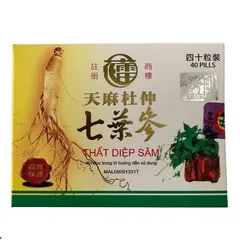 Viên uống hỗ trợ phong thấp Thất Diệp Sâm 40 viên - Giảm đau khớp, tê bì chân tay, xuất xứ Malaysia, chất lượng cao