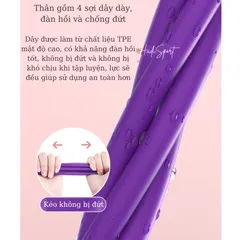 Dây kéo đàn hồi chữ B LINING bàn đạp chân tập toàn thân dây tập Pilates giảm mỡ bụng LJSP426