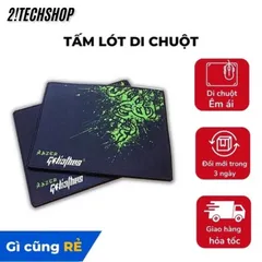 Miếng Lót Chuột Razer 25x30cm Cao Su Mềm - Thiết Kế Độc Đáo, Dễ Dàng Sử Dụng Cho Game Thủ và Văn Phòng