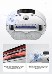 Robot Hút Bụi Xiaomi M40 - Tự Động Giặt Sấy, Lực Hút 12000Pa, Chức Năng Tự Đổ Rác và Cắt Tóc, Thiết Kế Hiện Đại, Tiện Dụng