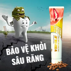 Kem Đánh Răng Hương Cà Phê Vsmile - Răng Trắng Sáng, Thơm Mát, Lưu Thông Nướu, Chiết Xuất Tự Nhiên 150g