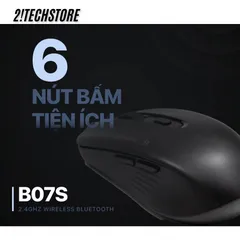 Chuột Không Dây Fuhlen B07S Mix Chính Hãng –  Kết Nối Mạnh Mẽ, BH 12T