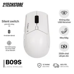 Chuột Không Dây Fuhlen B09S - Kết Nối Ổn Định, Thiết Kế Công Thái Học, Độ Phân Giải 1600 DPI, Tương Thích Windows, Mac, Linux