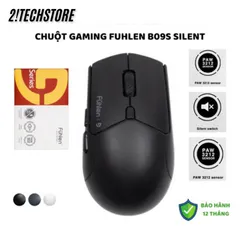 Chuột Không Dây Fuhlen B09S - Kết Nối Ổn Định, Thiết Kế Công Thái Học, Độ Phân Giải 1600 DPI, Tương Thích Windows, Mac, Linux