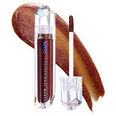 Son Phủ Nhũ NYX Diamonds & Ice Lip Topper - Đỏ Quyến Rũ Power Trip That's Fire - 4.6ml Lấp Lánh Dành Cho Mỗi Ngày