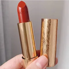 Son Gucci 25 Rouge A Levres Satin Lipstick Goldie Red