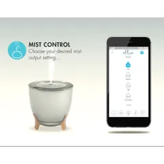 Máy Khuếch Tán Tinh Dầu Siêu Âm Cao Cấp Ellia ARM-1210GY - Điều Khiển APP Mobile, Thay Đổi Màu Sắc, Tăng Cường Tinh Thần