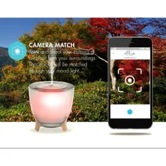 Máy Khuếch Tán Tinh Dầu Siêu Âm Cao Cấp Ellia ARM-1210GY - Điều Khiển APP Mobile, Thay Đổi Màu Sắc, Tăng Cường Tinh Thần
