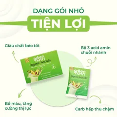 Combo 2 Hộp Gói 625Gr Organic Avocado - Sữa Hạt Ngũ Cốc Vị Bơ Chứa BCAAs Hỗ Trợ Khối Cơ