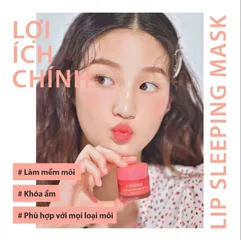 Mặt Nạ Ngủ Môi Laneige Hương Quả Mọng 20G - Lip Sleeping Mask Cấp Ẩm Sâu, Giúp Môi Mềm Mịn và Khỏe Mạnh