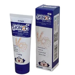 Kem Dưỡng Ẩm Skinoo Baby Cream 60g - Kem Đa Năng Cho Trẻ Sơ Sinh, Không Hương Liệu, Thẩm Thấu Nhanh, Bảo Vệ Da Nhạy Cảm