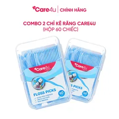 Combo 60 Chiếc Chỉ Kẽ Răng Care4U - Sản Phẩm Chăm Sóc Răng Miệng Đặc Biệt Cho Răng Nhạy Cảm