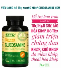 [DATE 04/2027] VEGAN - Viên uống bổ xương Khớp Deva Glucosamine MSM & CMO hãng DEVA