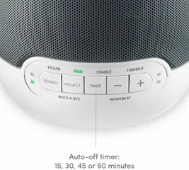 Máy Ru Ngủ HoMedics MYB-S305C - Cùng Âm Thanh Êm Dịu và Chiếu Ánh Sáng Thư Giãn Cho Bé - Thiết Bị Giúp Ngủ Ngon