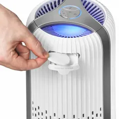 Máy Lọc Không Khí HoMedics AP-T10-WT 4-In-1 - Công Nghệ Hepa 360 Độ, Tích Hợp Đèn Ngủ và Khay Tinh Dầu, Diện Tích Sử Dụng 27m2
