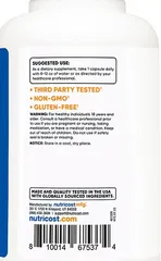 Cây Kế Sữa Nutricost 1,000 MG - Hỗ Trợ Chức Năng Gan Khỏe Mạnh, Phục Hồi Gan Nhiễm Mỡ, Xơ Gan, Viêm Gan Virus - 120 Viên Nhật Bản