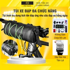 Túi Treo Xe Đạp PÊ ĐAN Chống Nước Gắn Ghi Đông Đa Năng, Không Gian 2.5L - Phụ Kiện Xe Đạp Tiện Lợi