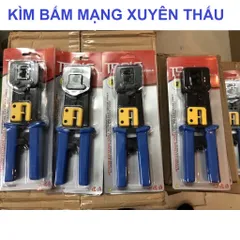 Combo Kìm Bấm Mạng Xuyên Thấu CAT6/5E/5 - Thiết Bị Mạng Tenda Chắc Chắn, Dễ Dàng Sử Dụng và Bền Bỉ