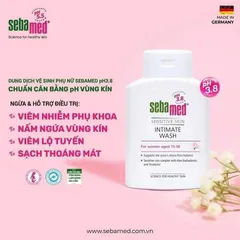 Dung dịch vệ sinh nữ Sebamed Đức 200ml