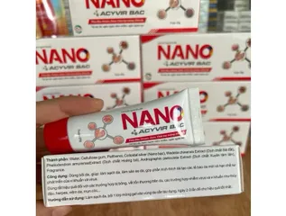 Gel Bôi Nano Acyvir Bạc - Hỗ Trợ Mau Lành Vết Thương, Giảm Thâm, Ngăn Ngừa Sẹo, Dành Cho Trẻ Em Và Người Lớn - Hàng Date Mới
